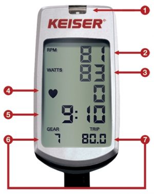 keiser M3i 智能动感单车 - 图片 4
